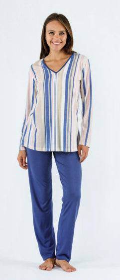 Pigiama Lungo Donna E2413 Fida - evabiancheria